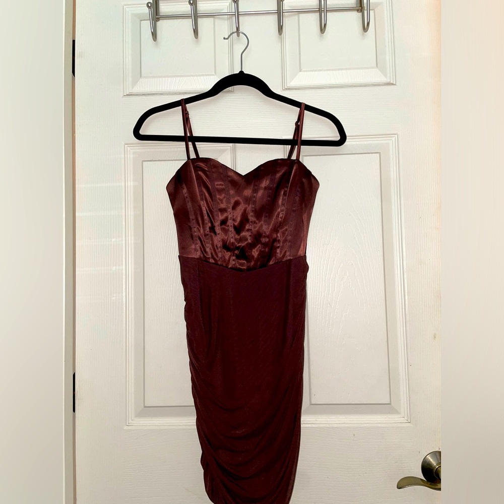 Brown Corset Dress
